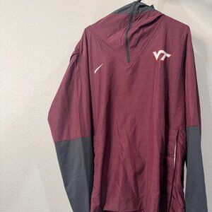 Nike Virginia Tech Windbreaker Burgundy